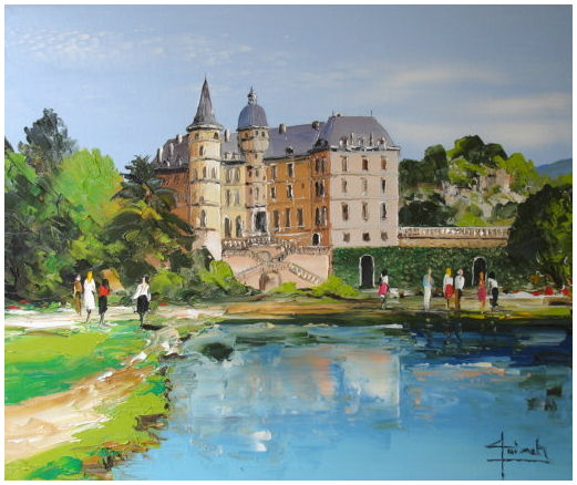 peinture du chateau de Vizille