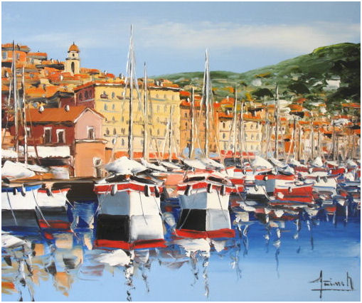 Peinture Villefranche sur Mer