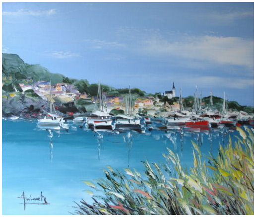 peinture lac annecy