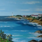 TABLEAU PEINTURE DE BIARRITZ (OIL PAINTING BIARRITZ)