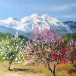 TABLEAU PEINTURE DU CANIGOU  (OIL PAINTING THE CANIGOU)