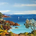 TABLEAU PEINTURE DE L&rsquo;ESTEREL (OIL PAINTING ESTEREL)