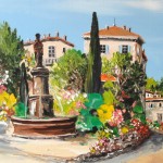 TABLEAU PEINTURE DE MOUGINS ( OIL PAINTING MOUGINS)