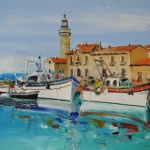 TABLEAU PEINTURE LE GRAU DU ROI (OIL PAINTING LE GRAU DU ROI)