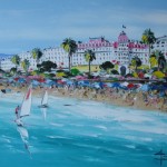 TABLEAU PEINTURE DE NICE (OIL PAINTING NICE)