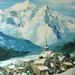 TABLEAU PEINTURE DE COMBLOUX (OIL PAINTING COMBLOUX)