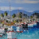 TABLEAU PEINTURE DE CAVALAIRE (OIL PAINTING CAVALAIRE)