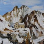 TABLEAU PEINTURE DU REFUGE DU REQUIN (OIL PAINTING REFUGE DU REQUIN)