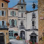 TABLEAU PEINTURE DE PEZENAS (OIL PAINTING PEZENAS)