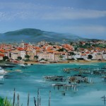 TABLEAU PEINTURE DE BOUZIGUES (OIL PAINTING BOUZIGUES)