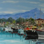 TABLEAU PEINTURE DE LA RHUNE (OIL PAINTING THE RHUNE)