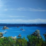 TABLEAU PEINTURE (OIL PAINTING) DE BELLE-ÎLE-EN-MER