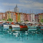 TABLEAU PEINTURE ( OIL PAINTING) DU CAP D&rsquo;AGDE