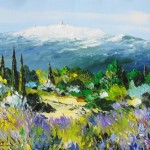 TABLEAU PEINTURE (OIL PAINTING) DU MONT VENTOUX