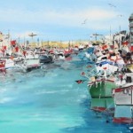 TABLEAU PEINTURE (OIL PAINTING) DE PALAVAS LES FLOTS