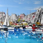 TABLEAU PEINTURE (OIL PAINTING) DE LA GRANDE-MOTTE