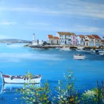 TABLEAU PEINTURE (OIL PAINTING) de LA POINTE COURTE