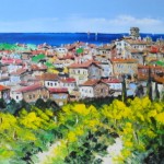 TABLEAU PEINTURE (OIL PAINTING) DE FRONTIGNAN