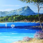 TABLEAU PEINTURE ( OIL PAINTING ) LE MONT COUDON
