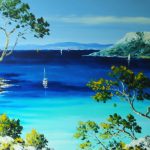 TABLEAU PEINTURE MER ( OIL PAINTING SEASIDE )