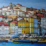 TABLEAU PEINTURE VILLES DU MONDE PORTO (OIL PAINTING PORTO)