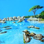 TABLEAU PEINTURE DE PALOMBAGGIA ( OIL PAINTING PALOMBAGGIA)