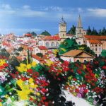 TABLEAU PEINTURE (OIL PAINTING) SAINT-QUENTIN-LA-POTERIE