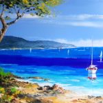 TABLEAU PEINTURE DE GIGARO (OIL PAINTING GIGARO)