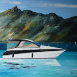 TABLEAU PEINTURE D&rsquo;UN BATEAU ( OIL PAINTING A BOAT)